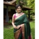 Generic Women's Silk Printed Saree With Unstitched Blouse 5.5Mtr (Green) Generic Women's Silk Printed Saree With Unstitched Blouse 5.5Mtr (Green)