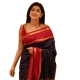 Generic Women's Silk Printed Saree With Unstitched Blouse 5.5Mtr (Navy Blue) Generic Women's Silk Printed Saree With Unstitched Blouse 5.5Mtr (Navy Blue)
