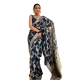 Generic Women's Silk Printed Saree With Unstitched Blouse 5.5Mtr (Dark Blue) Generic Women's Silk Printed Saree With Unstitched Blouse 5.5Mtr (Dark Blue)