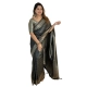 Generic Women's Silk Printed Saree With Unstitched Blouse 5.5Mtr (Black) Generic Women's Silk Printed Saree With Unstitched Blouse 5.5Mtr (Black)
