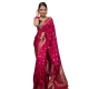 Generic Women's Silk Printed Saree With Unstitched Blouse 5.5Mtr (Rani Pink) Generic Women's Silk Printed Saree With Unstitched Blouse 5.5Mtr (Rani Pink)