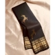 Generic Women's Silk Printed Saree With Unstitched Blouse 5.5Mtr (Black) Generic Women's Silk Printed Saree With Unstitched Blouse 5.5Mtr (Black)