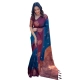 Generic Women's Silk Printed Saree With Unstitched Blouse 5.5Mtr (Blue) Generic Women's Silk Printed Saree With Unstitched Blouse 5.5Mtr (Blue)