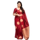 Generic Women's Silk Printed Saree With Unstitched Blouse 5.5Mtr (Red) Generic Women's Silk Printed Saree With Unstitched Blouse 5.5Mtr (Red)