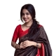 Generic Women's Silk Printed Saree With Unstitched Blouse 5.5Mtr (Brown) Generic Women's Silk Printed Saree With Unstitched Blouse 5.5Mtr (Brown)