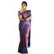 Generic Women's Silk Printed Saree With Unstitched Blouse 5.5Mtr (Purple) Generic Women's Silk Printed Saree With Unstitched Blouse 5.5Mtr (Purple)
