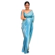 Generic Women's Silk Printed Saree With Unstitched Blouse 5.5Mtr (Sky Blue) Generic Women's Silk Printed Saree With Unstitched Blouse 5.5Mtr (Sky Blue)