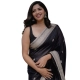 Generic Women's Silk Printed Saree With Unstitched Blouse 5.5Mtr (Black) Generic Women's Silk Printed Saree With Unstitched Blouse 5.5Mtr (Black)