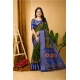 Generic Women's Soft Dola Cotton Kalamkari Printed Saree With Unstitched Blouse 5.5Mtr (Mehendi) Generic Women's Soft Dola Cotton Kalamkari Printed Saree With Unstitched Blouse 5.5Mtr (Mehendi)