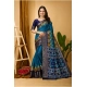 Generic Women's Soft Dola Cotton Kalamkari Printed Saree With Unstitched Blouse 5.5Mtr (Blue) Generic Women's Soft Dola Cotton Kalamkari Printed Saree With Unstitched Blouse 5.5Mtr (Blue)