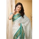 Generic Women's Soft Cotton Silk Printed Saree With Unstitched Blouse 5.5Mtr (Rama Green) Generic Women's Soft Cotton Silk Printed Saree With Unstitched Blouse 5.5Mtr (Rama Green)