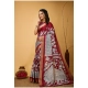 Generic Women's Soft Handloom Cotton Kalamkari Printed Saree With Unstitched Blouse 5.5Mtr (Maroon) Generic Women's Soft Handloom Cotton Kalamkari Printed Saree With Unstitched Blouse 5.5Mtr (Maroon)
