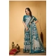 Generic Women's Soft Handloom Cotton Kalamkari Printed Saree With Unstitched Blouse 5.5Mtr (Turquoise) Generic Women's Soft Handloom Cotton Kalamkari Printed Saree With Unstitched Blouse 5.5Mtr (Turquoise)