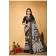 Generic Women's Soft Handloom Cotton Kalamkari Printed Saree With Unstitched Blouse 5.5Mtr (Black) Generic Women's Soft Handloom Cotton Kalamkari Printed Saree With Unstitched Blouse 5.5Mtr (Black)