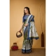 Generic Women's Soft Handloom Cotton Kalamkari Printed Saree With Unstitched Blouse 5.5Mtr (Mehendi) Generic Women's Soft Handloom Cotton Kalamkari Printed Saree With Unstitched Blouse 5.5Mtr (Mehendi)