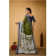 Generic Women's Soft Handloom Cotton Kalamkari Printed Saree With Unstitched Blouse 5.5Mtr (Mehendi) Generic Women's Soft Handloom Cotton Kalamkari Printed Saree With Unstitched Blouse 5.5Mtr (Mehendi)