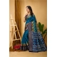 Generic Women's Soft Dola Cotton Kalamkari Printed Saree With Unstitched Blouse 5.5Mtr (Blue) Generic Women's Soft Dola Cotton Kalamkari Printed Saree With Unstitched Blouse 5.5Mtr (Blue)