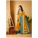 Generic Women's Soft Dola Cotton Kalamkari Printed Saree With Unstitched Blouse 5.5Mtr (Yellow) Generic Women's Soft Dola Cotton Kalamkari Printed Saree With Unstitched Blouse 5.5Mtr (Yellow)