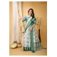 Generic Women's Soft Cotton Silk Printed Saree With Unstitched Blouse 5.5Mtr (Turquoise) Generic Women's Soft Cotton Silk Printed Saree With Unstitched Blouse 5.5Mtr (Turquoise)