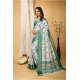 Generic Women's Soft Cotton Silk Printed Saree With Unstitched Blouse 5.5Mtr (Turquoise) Generic Women's Soft Cotton Silk Printed Saree With Unstitched Blouse 5.5Mtr (Turquoise)