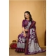 Generic Women's Soft Handloom Cotton Kalamkari Printed Saree With Unstitched Blouse 5.5Mtr (Purple) Generic Women's Soft Handloom Cotton Kalamkari Printed Saree With Unstitched Blouse 5.5Mtr (Purple)