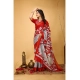 Generic Women's Soft Handloom Cotton Kalamkari Printed Saree With Unstitched Blouse 5.5Mtr (Red) Generic Women's Soft Handloom Cotton Kalamkari Printed Saree With Unstitched Blouse 5.5Mtr (Red)