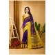 Generic Women's Soft Dola Cotton Kalamkari Printed Saree With Unstitched Blouse 5.5Mtr (Purple) Generic Women's Soft Dola Cotton Kalamkari Printed Saree With Unstitched Blouse 5.5Mtr (Purple)