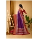 Generic Women's Soft Dola Cotton Kalamkari Printed Saree With Unstitched Blouse 5.5Mtr (Purple) Generic Women's Soft Dola Cotton Kalamkari Printed Saree With Unstitched Blouse 5.5Mtr (Purple)