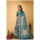 Generic Women's Soft Handloom Cotton Kalamkari Printed Saree With Unstitched Blouse 5.5Mtr (Turquoise) Generic Women's Soft Handloom Cotton Kalamkari Printed Saree With Unstitched Blouse 5.5Mtr (Turquoise)