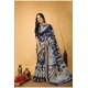 Generic Women's Soft Handloom Cotton Kalamkari Printed Saree With Unstitched Blouse 5.5Mtr (Blue) Generic Women's Soft Handloom Cotton Kalamkari Printed Saree With Unstitched Blouse 5.5Mtr (Blue)