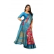 Generic Women's Soft Dola Cotton Kalamkari Printed Saree With Unstitched Blouse 5.5Mtr (Pink)