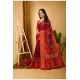 Generic Women's Soft Dola Cotton Kalamkari Printed Saree With Unstitched Blouse 5.5Mtr (Maroon) Generic Women's Soft Dola Cotton Kalamkari Printed Saree With Unstitched Blouse 5.5Mtr (Maroon)