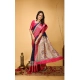 Generic Women's Soft Dola Cotton Kalamkari Printed Saree With Unstitched Blouse 5.5Mtr (Navy Blue) Generic Women's Soft Dola Cotton Kalamkari Printed Saree With Unstitched Blouse 5.5Mtr (Navy Blue)