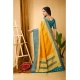 Generic Women's Soft Dola Cotton Kalamkari Printed Saree With Unstitched Blouse 5.5Mtr (Yellow) Generic Women's Soft Dola Cotton Kalamkari Printed Saree With Unstitched Blouse 5.5Mtr (Yellow)