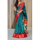 Generic Women's Soft Dola Cotton Kalamkari Printed Saree With Unstitched Blouse 5.5Mtr (Blue) Generic Women's Soft Dola Cotton Kalamkari Printed Saree With Unstitched Blouse 5.5Mtr (Blue)