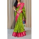 Generic Women's Soft Dola Cotton Kalamkari Printed Saree With Unstitched Blouse 5.5Mtr (Green) Generic Women's Soft Dola Cotton Kalamkari Printed Saree With Unstitched Blouse 5.5Mtr (Green)