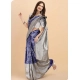 Generic Women's Soft Lichi Silk Printed Saree With Unstitched Blouse 5.5Mtr (Blue) Generic Women's Soft Lichi Silk Printed Saree With Unstitched Blouse 5.5Mtr (Blue)