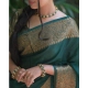 Generic Women's Soft Lichi Silk Solid Saree With Unstitched Blouse 5.5Mtr (Green) Generic Women's Soft Lichi Silk Solid Saree With Unstitched Blouse 5.5Mtr (Green)