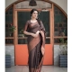 Generic Women's Soft Lichi Silk Printed Saree With Unstitched Blouse 5.5Mtr (Brown) Generic Women's Soft Lichi Silk Printed Saree With Unstitched Blouse 5.5Mtr (Brown)