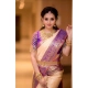 Generic Women's Soft Lichi Silk Printed Saree With Unstitched Blouse 5.5Mtr (Purple) Generic Women's Soft Lichi Silk Printed Saree With Unstitched Blouse 5.5Mtr (Purple)