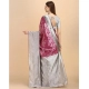 Generic Women's Soft Lichi Silk Printed Saree With Unstitched Blouse 5.5Mtr (Pink) Generic Women's Soft Lichi Silk Printed Saree With Unstitched Blouse 5.5Mtr (Pink)