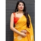 Generic Women's Soft Lichi Silk Printed Saree With Unstitched Blouse 5.5Mtr (Yellow) Generic Women's Soft Lichi Silk Printed Saree With Unstitched Blouse 5.5Mtr (Yellow)