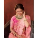 Generic Women's Soft Lichi Silk Printed Saree With Unstitched Blouse 5.5Mtr (Pink) Generic Women's Soft Lichi Silk Printed Saree With Unstitched Blouse 5.5Mtr (Pink)