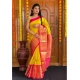 Generic Women's Soft Lichi Silk Printed Saree With Unstitched Blouse 5.5Mtr (Yellow) Generic Women's Soft Lichi Silk Printed Saree With Unstitched Blouse 5.5Mtr (Yellow)