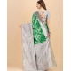 Generic Women's Soft Lichi Silk Printed Saree With Unstitched Blouse 5.5Mtr (Green) Generic Women's Soft Lichi Silk Printed Saree With Unstitched Blouse 5.5Mtr (Green)