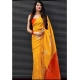 Generic Women's Soft Lichi Silk Printed Saree With Unstitched Blouse 5.5Mtr (Yellow) Generic Women's Soft Lichi Silk Printed Saree With Unstitched Blouse 5.5Mtr (Yellow)