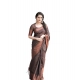 Generic Women's Soft Lichi Silk Printed Saree With Unstitched Blouse 5.5Mtr (Brown) Generic Women's Soft Lichi Silk Printed Saree With Unstitched Blouse 5.5Mtr (Brown)