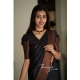 Generic Women's Soft Lichi Silk Solid Saree With Unstitched Blouse 5.5Mtr (Black) Generic Women's Soft Lichi Silk Solid Saree With Unstitched Blouse 5.5Mtr (Black)