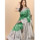 Generic Women's Soft Lichi Silk Printed Saree With Unstitched Blouse 5.5Mtr (Green) Generic Women's Soft Lichi Silk Printed Saree With Unstitched Blouse 5.5Mtr (Green)