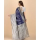 Generic Women's Soft Lichi Silk Printed Saree With Unstitched Blouse 5.5Mtr (Blue) Generic Women's Soft Lichi Silk Printed Saree With Unstitched Blouse 5.5Mtr (Blue)